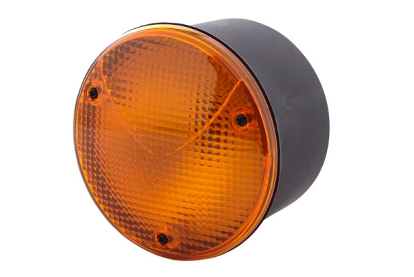 HELLA Blinkleuchte, Halogen, 12/24V, Anbau/geschraubt, Lichtscheibenfarbe: gelb, Stecker: Flachstecker, rechts/hinten/links, 2BA 964 169-011