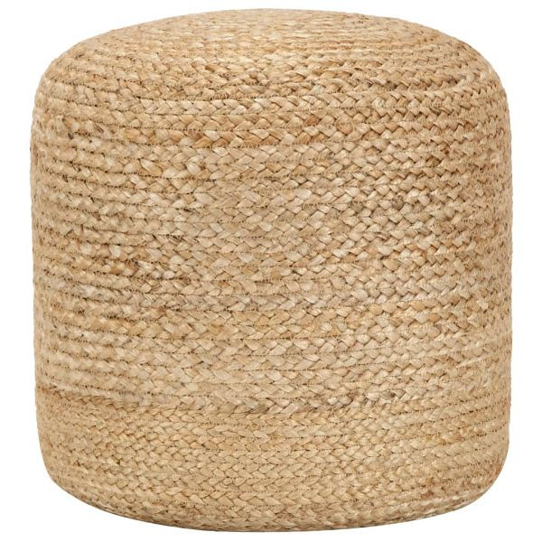 vidaXL Handgefertigter Sitzpuff 40 x 45 cm Jute, 248072