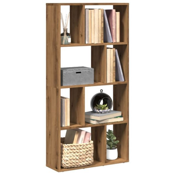 vidaXL Bücherregal Artisan-Eiche 60x20x120 cm Holzwerkstoff, 858155