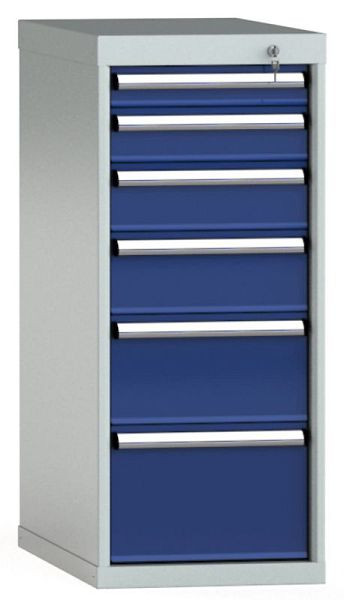 KLW Schubladenschrank 1000 x 419 x 750 mm H x B x T, Einbaumaß: 900 mm, Einteilung: 18x36 Einheiten, EA / 100 kg, SDB1000-06EP-001