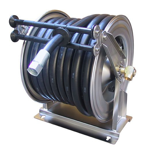 Ebinger Schlauchaufroller OSM 710, Max. 15 bar/100°C, 40m - 13mm Lebensmittelschlauch, 1.714.204