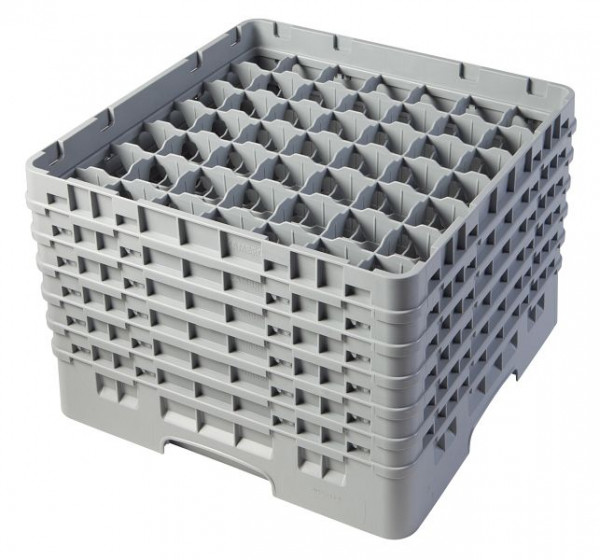 Cambro Spülkorb mit 49 Fächer Camrack® 29,8 cm Soft Grau, 49S1114151