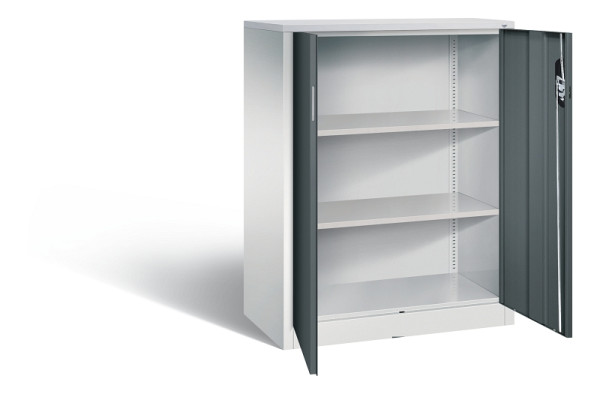 C+P Büroschrank Acurado, H1200xB930xT500mm, 7035/7016, 9287-1200 S10309