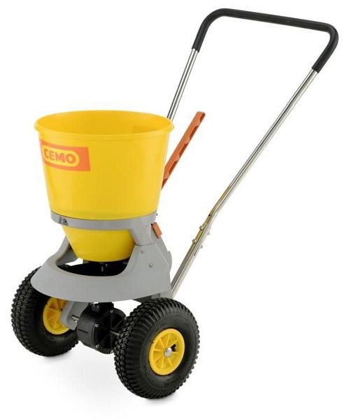 Cemo Streuwagen Typ SW 20-C mit Composite-Rahmen und PE-Behälter, für mittlere Streuflächen, Streubreite 1 bis 4 m, 6 Streustufen, Inhalt 20 l, 10642