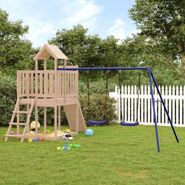 vidaXL Spielturm Massivholz Kiefer, Material: PP (Polypropylen), 3155837