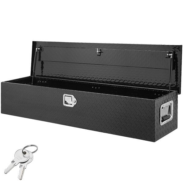 VEVOR 1219 x 381 x 381 mm Werkzeugkasten für Lkw-Ladefläche, Abschließbar 177 L Truckbox Werkzeugbox Aufbewahrungs-Werkzeugkasten, LCZXG48X15X155SH1V0