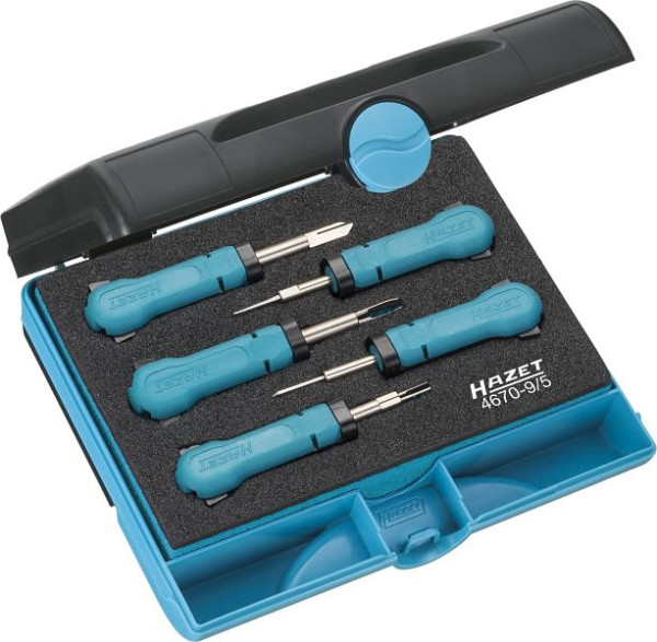 Hazet Kabelentriegeler Sortiment, Anzahl Werkzeuge: 5, 4670-9/5