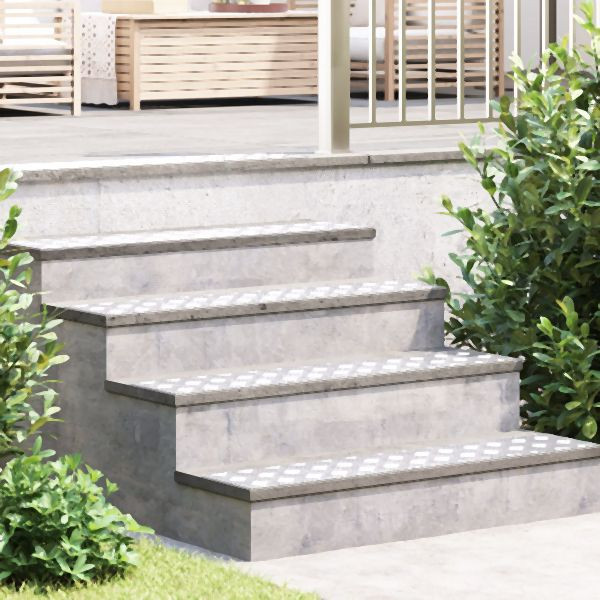 vidaXL Aluminium Schachbrettplatten 4 Stück Rutschfest 100x20 cm, 4104268