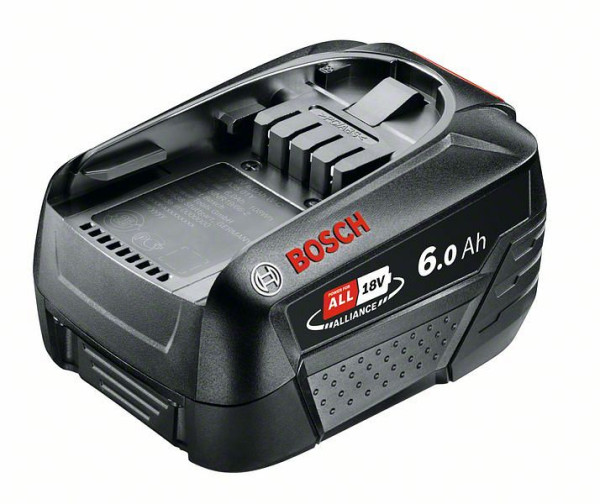 Bosch Akkupack 18 Volt Lithium-Ionen PBA 18 Volt, 6.0 Ah W-C, Systemzubehör, 1600A00DD7