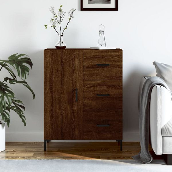 vidaXL Sideboard Braun Eichen-Optik 69,5x34x90 cm Holzwerkstoff, 827923