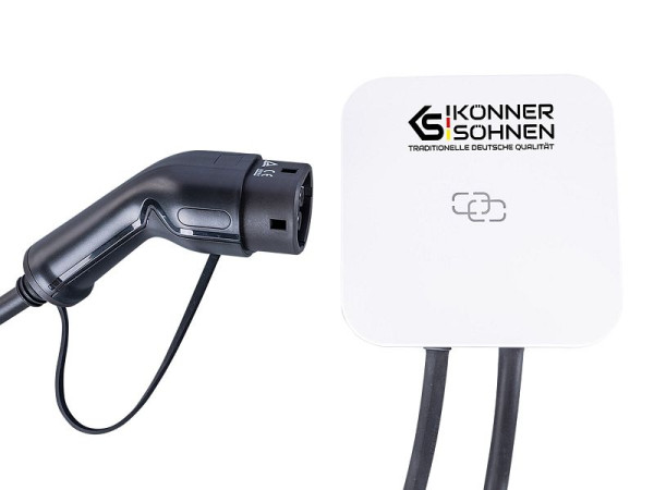 Könner & Söhnen Wandladestastion, 230 V, Ausgangsleistung: 7 kW, Nennstrom: 32 A, KS P32/1