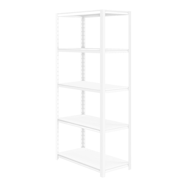 Jan Nowak Metallregal, Garagenregal SAM, 900 x 1830 x 450 mm, weiß, 1853