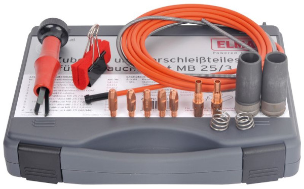 ELMAG Zubehör- und Verschleißteileset für Schlauchpaket MB 25/3m/1,0mm zu Serie EUROMIG, 00089