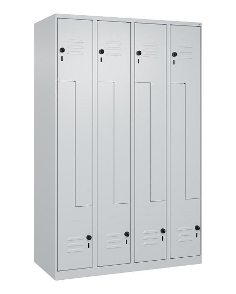 C+P Z-Spind Classic PLUS, 8 Abteile, 1850x1200x500mm, 7035/7035, Drehriegel, 080003-408 S10003