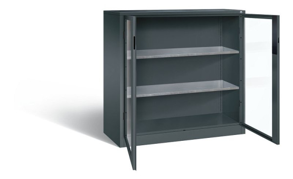 C+P Werkzeugschrank Acurado, H1200xB1200xT500mm, Farbe: Anthrazitgrau, Muldengriff, 8531-0552 S10011