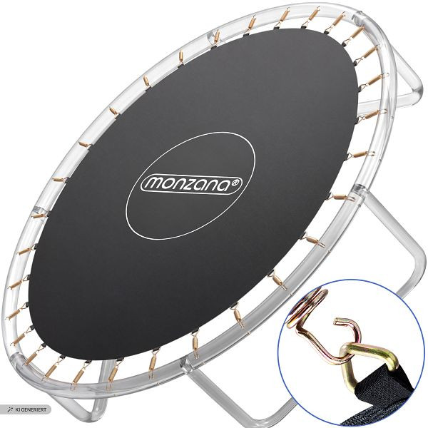 monzana Trampolin Sprungtuch Schwarz Ø183cm, 109209, 4251776909455