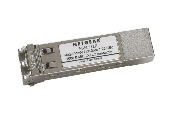 Netgear SFP Modul, 1000Base-LX, LC Stecker, Single Mode, 10km, AGM732F