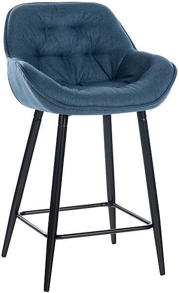 CLP Barhocker Gibson Stoff, blau, 319614, 4251756467227