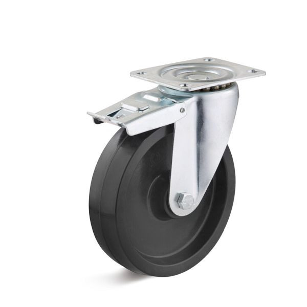 Torwegge Lenkrolle mit Doppelstopp, L-IT-HDK-080-, 0030249