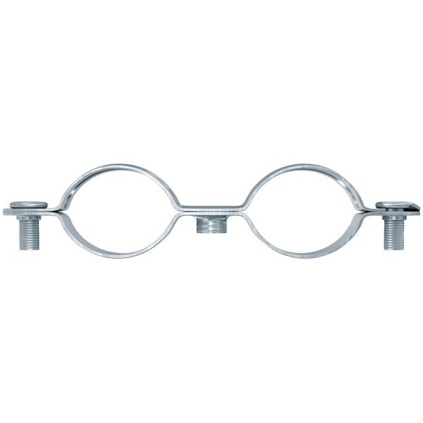 Fischer Schraubabstandsschelle Metall doppel AMD 24-27, VE: 25 Stück, 545776