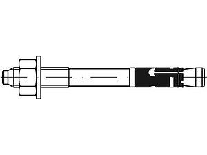 ART 88561 FISCHER-Ankerbolzen Stahl/galvanisch verzinkt FAZ II 12/ 50 VE=S (20 Stück)