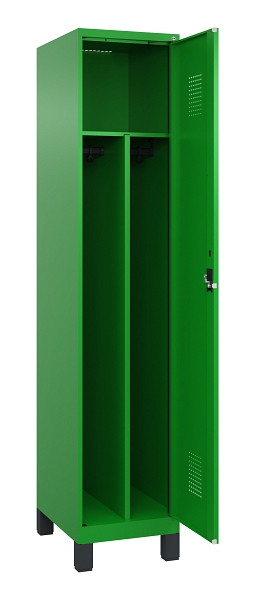 C+P Spind Evolo PLUS, mit Füßen, 1 Abteil, 1950x400x500mm, 6037/6037, Verschluss Zylinderschloss, 049010-12F S10053