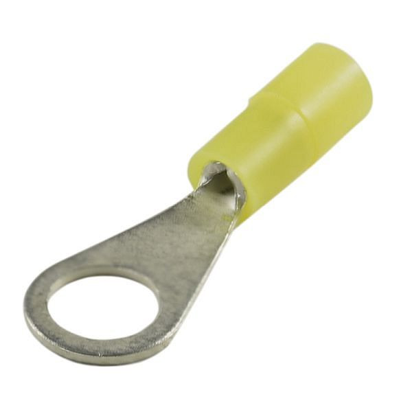 Haupa Ringkabelschuh gelb isoliert 0,2 - 0,5 mm², M2, VE: 100 Stück, 260243