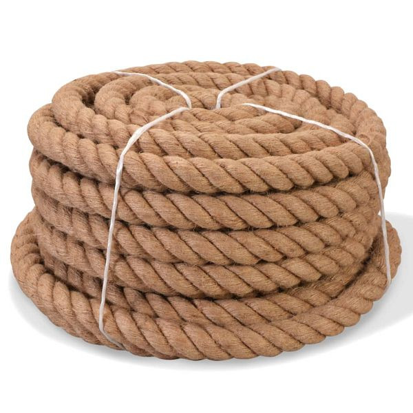 vidaXL Seil 100% Jute 30 mm 50 m, universell einsetzbar, 143799