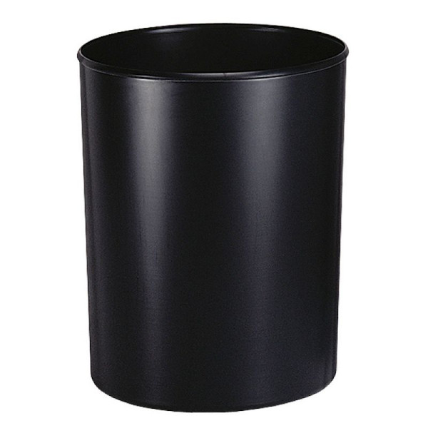 STEIN HGS Feuerfester Papierkorb mit Inneneimer, schwarz, 13 Liter, 83728.0002