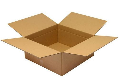 TransPak Wellpapp-Faltkarton 2-wellig, Innenmaß 550 x 550 x 250 mm, Qualität 2.30BC, VE: 20 Stück, 299368