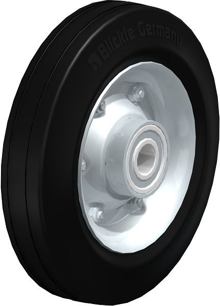 Blickle V 200/20K Rad aus Vollgummi, Schwarz, 41111