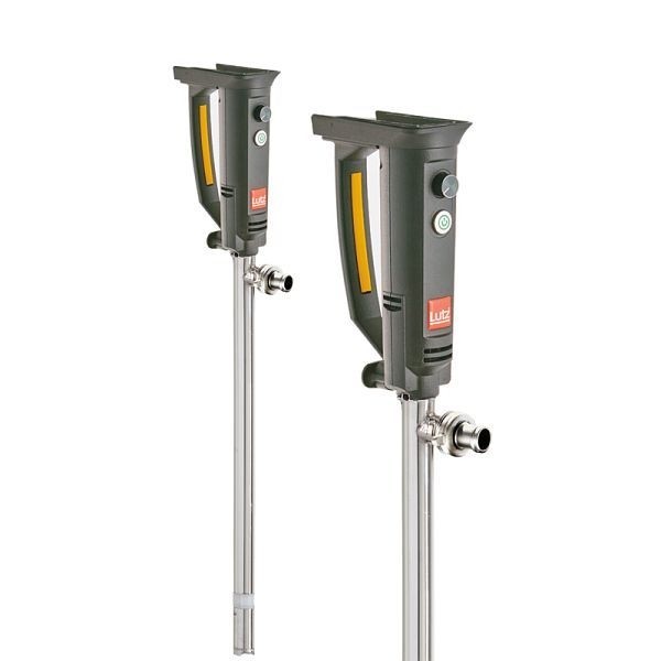 Lutz Fasspumpe B2 Battery NIRO, Motor Akku, Tauchtiefe: 1000 mm (Fässer), für flüssige Schmiermittel und Reinigungsmittel, 0207-108