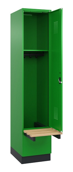 C+P Spind Evolo PLUS, 1 Abteile, 1950x400x815mm, 6037/6037, Zylinderschloss, 049040-12 S10053