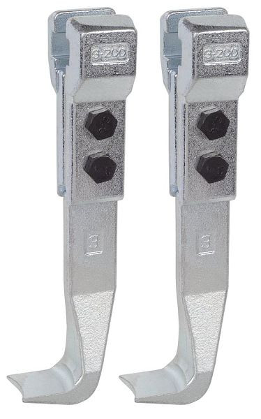 KUKKO 2 Abzughaken (Paar), Hakenlänge: 250 mm, 3-250-P, 4021176901232