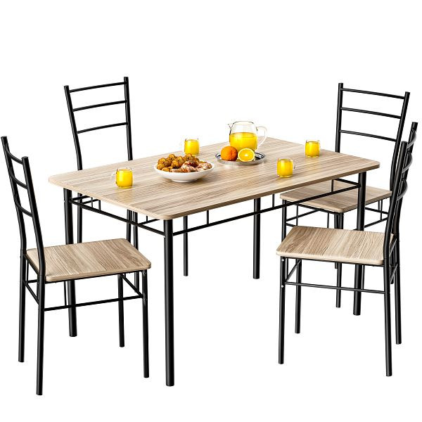 casaria Sitzgruppe Leo 5-tlg Eiche, 109682, 4251779131013
