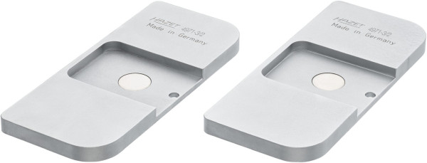 Hazet Bremsadapterplatten Satz für 6-Kolben Bremssättel, 4971-3/2