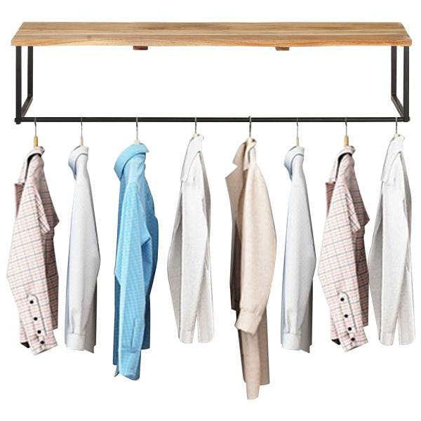 vidaXL Garderobe mit Naturkante 100x35x22 cm Massivholz Akazie, 320251