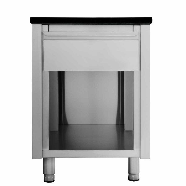 Vaiotec EASYLINE Kassentisch 800 mit Schublade B600 "schwarz", 60x82x85 cm, 10075