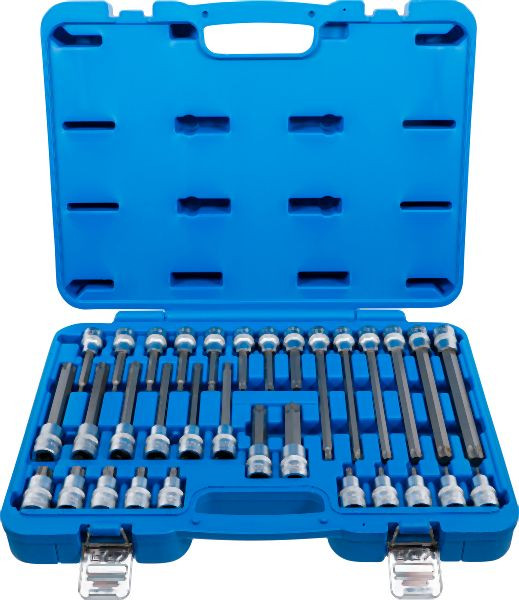 BGS Bit-Einsatz-Satz, Antrieb Innenvierkant 12,5 mm (1/2"), T-Profil (für Torx), 32-teilig, 5182