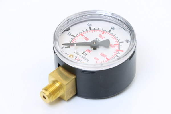 ELMAG Flaschendruckmanometer (Argon-CO2), Ø 50mm für EUROMIG-Serie, 59703