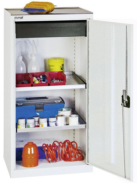 stumpf Werkzeug- und Materialschrank Serie 3000, 7035/7035, 1 Schublade 100 mm, 2 Wannenböden, 3001107