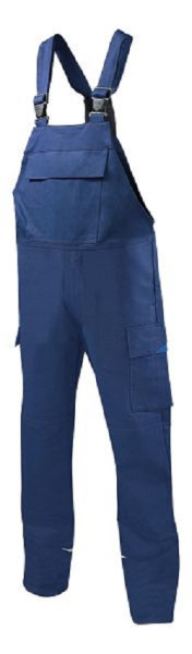 ROFA Latzhose 2162, Größe 98, Farbe 431-marine-kornblau, Gewebe 95, Doppel-Pilot, 952162-431-98