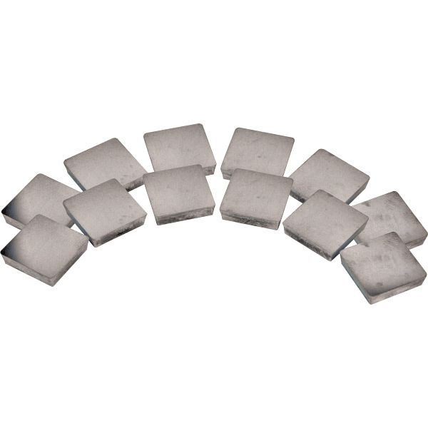 Metallkraft Schneidplatten-Set, Schneidplattenset zu KE 16-2, VE: 12 Stück, 3991606