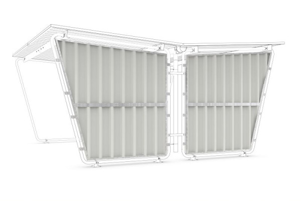 WSM Seitenwände für Siegen S26 - S29 Trapezblech rechts, 102001837