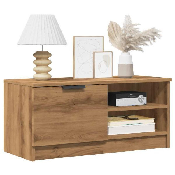 vidaXL TV-Schrank Artisan-Eiche 80x35x36,5 cm Holzwerkstoff, 856856
