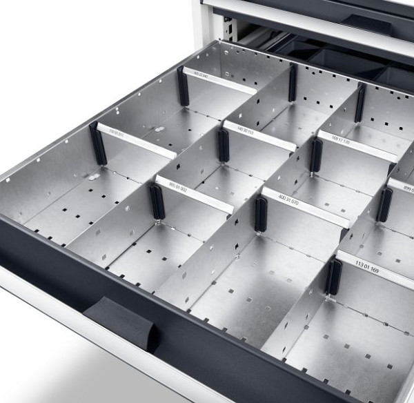 bott Beschriftungsset für Steckwand 400 Beschriftungsstreifen 7mm, 7 Abdeckungen, 43020707