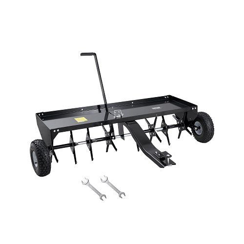 VEVOR Aerifizierer 1500x980x885 mm, Rasenbelüfter mit Universalkupplung und Eisenspikes für Gärten, Rasenflächen, Bauernhöfe, TCSHXPQQ48YC19Z4UV0