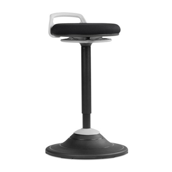 Deskin Stehhilfe AVOLA, Schwarz, 400 x 400 x 580 mm, 348473