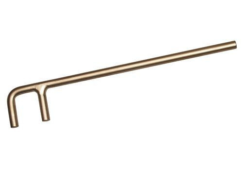 DENIOS Ventilhaken 13 x 30 mm, Sonderbronze, funkenfrei, für Ex-Zonen, 264873