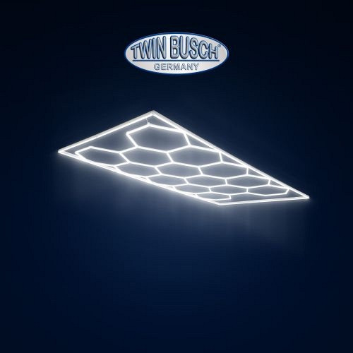 Twin Busch LED-Arbeitsplatzleuchte TWLED-W im Waben-Design, TWLED-W